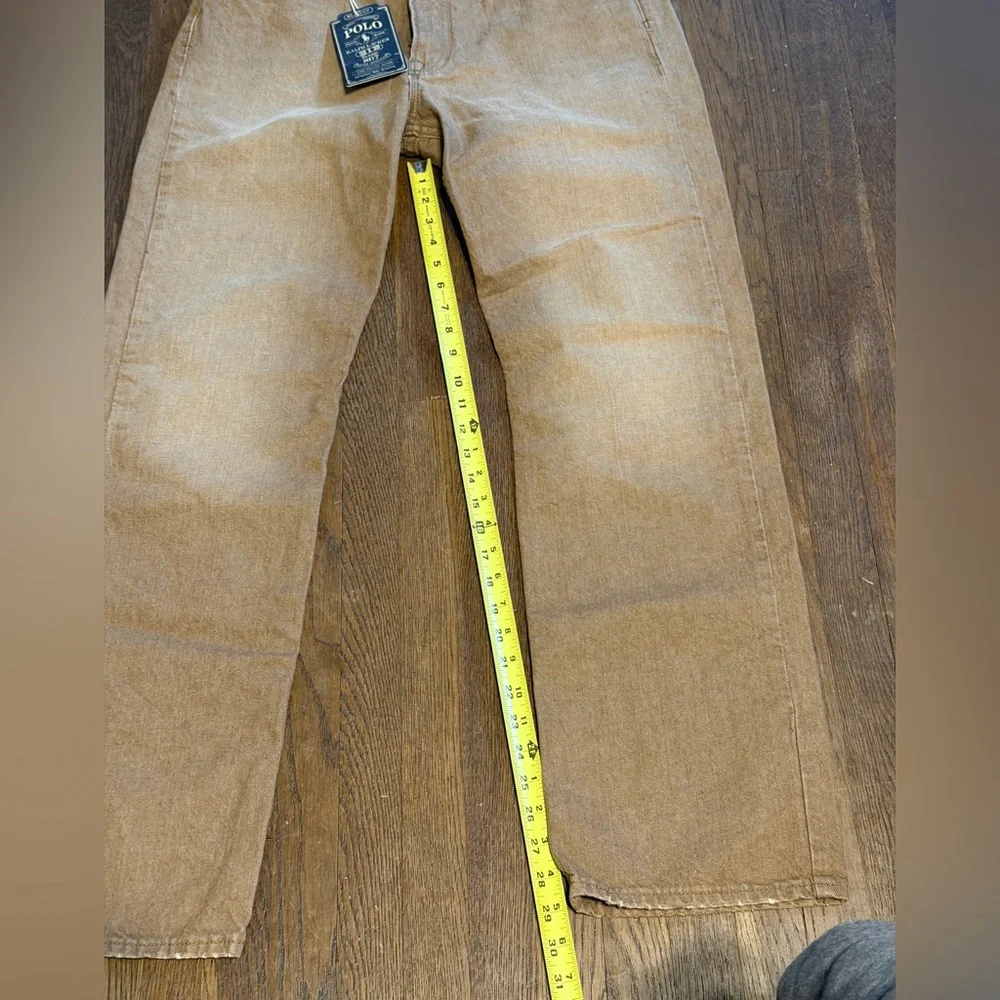 NWT Polo Ralph Lauren Classic Fit Baxter Tan 867 Jeans Size 32x32 - Picture 6 of 16